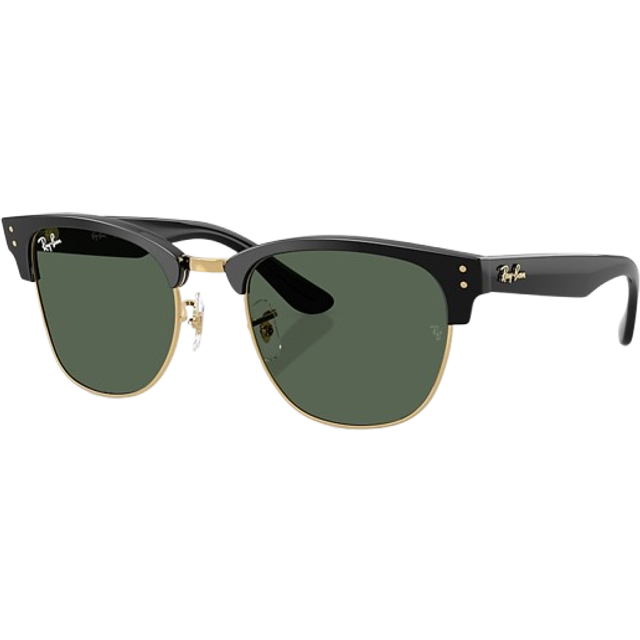 Ray-ban Clubmaster Reverse RBR0504S 6677VR - Black On Arista (dark green)