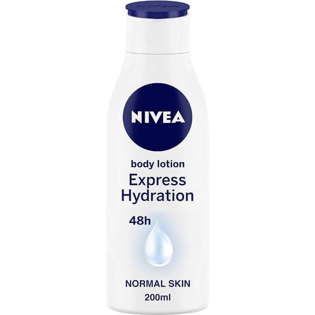 NIVEA Express Hydration Body Lotion For Men Women 200ml Fast Absorbing Moisturizer Smooth Skin Care Lightweight Non Greasy
