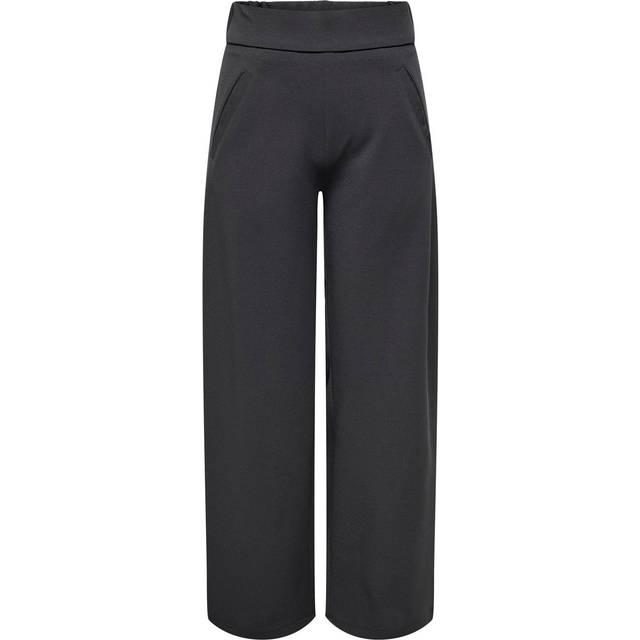 JDYLOUISVILLE Catia Wide Pant JRS NOOS, fantom, (XS) W x 32L