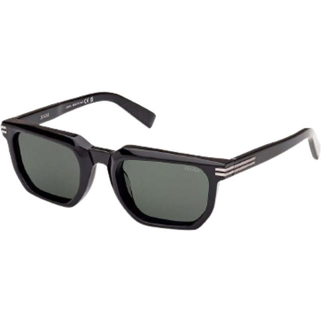 Zegna EZ0240 Sunglasses 01N Shiny Black