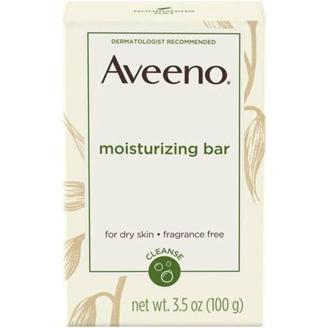 Aveeno Moisturizing Face Cleansing Bar Soap - Fragrance Free 3.5 oz