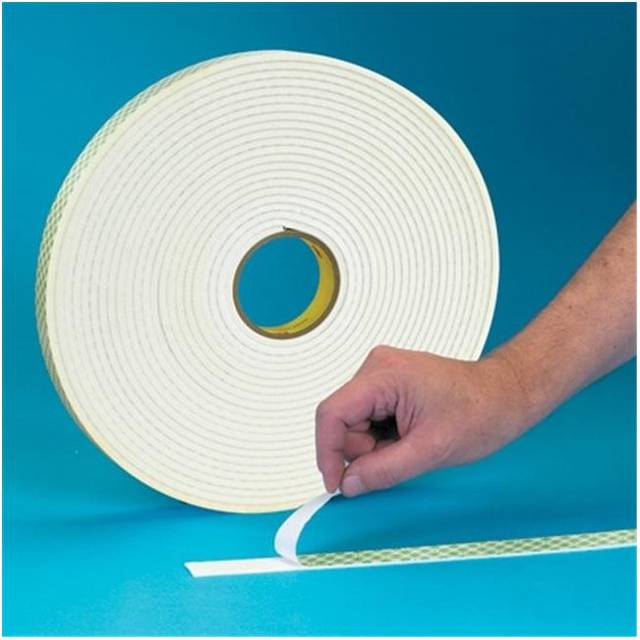3M T9534032R 0.50 in. x 5 yards 4032 Double Sided Foam Tape, Natural