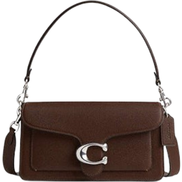 COACH Tabby 26 Maple Leather Shoulder Bag Size: One Size, Colour: Tan