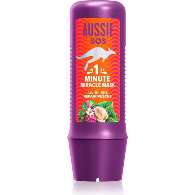 Aussie SOS 1 Minute Miracle All In One Repair Rescue hårinpackning 250 ml