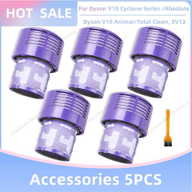(5 Pcs) Replacement Hepa Filter Fit For Dyson SV12, Dyson V10 Cyclone Series,