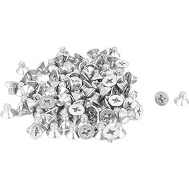 M4 X 6mm Phillips Flat Head Countersunk Bolts Machine Screws 100pcs