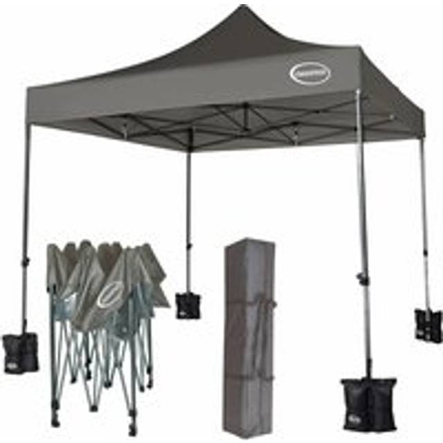 Mcc Direct Maximus 3X3 Heavy Duty Pop Up Grey Gazebo Ns - One Size