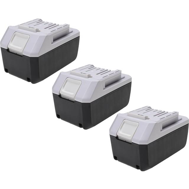 Extensilo - 3x Battery Replacement for Makita BL1820G, BL1815G, BL1813G, 198186-3, 196367-3, 195608-4 for Power Tools (6000 mAh, Li-Ion, 18 v)