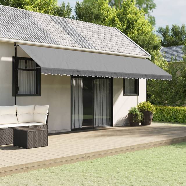 Vidaxl awning valance - Anthracite (580 x 20cm)