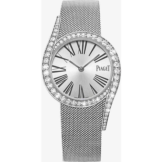 Piaget Womens White Gold G0a41212 Limelight 18ct White-gold and 1.75ct Brilliant-cut Diamond Automatic Watch 32mm - WHITE GOLD