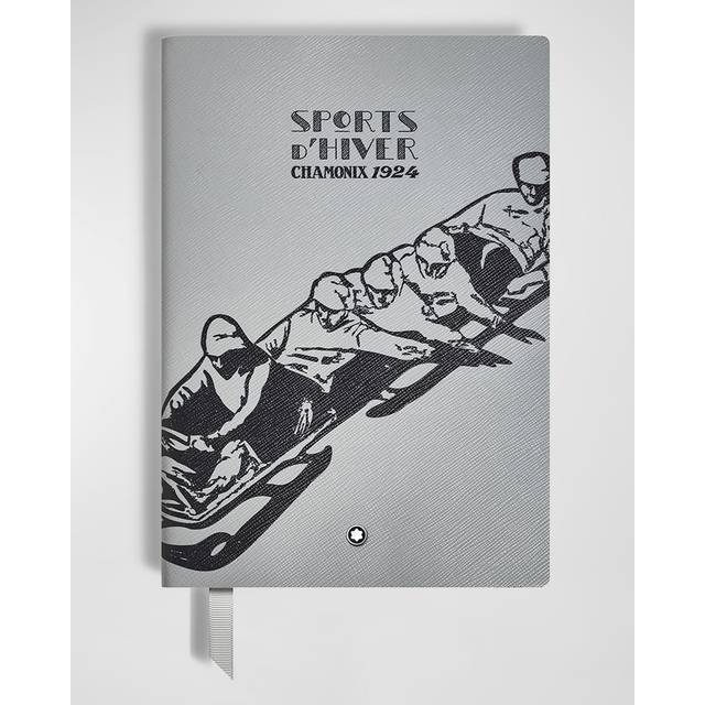 Montblanc - Notebook #146 Small, Meisterstück X Olympic Heritage Chamonix 1924, Grey – Lined - Notebooks - Grey (OneSize)