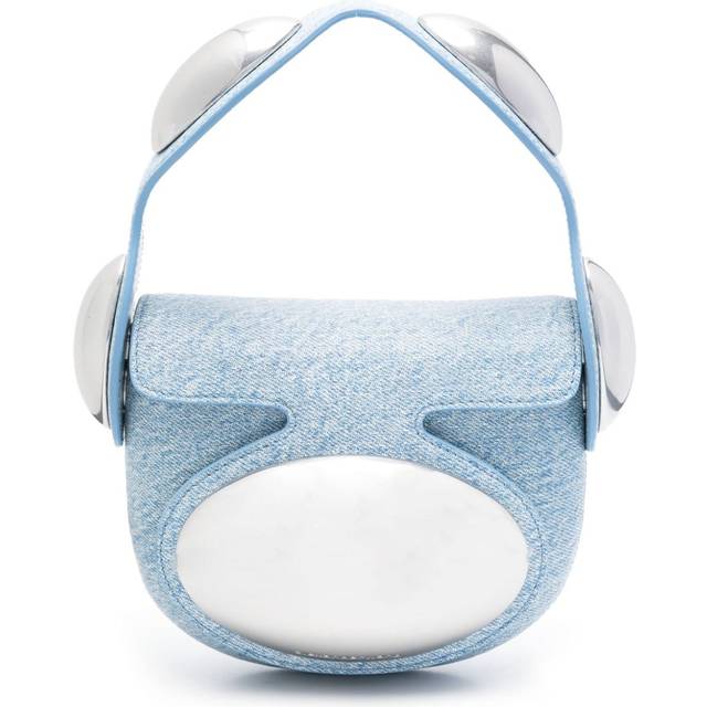 Alexander Wang - Dome leather mini bag - women - Polyester/Goat Skin - One Size - Blue
