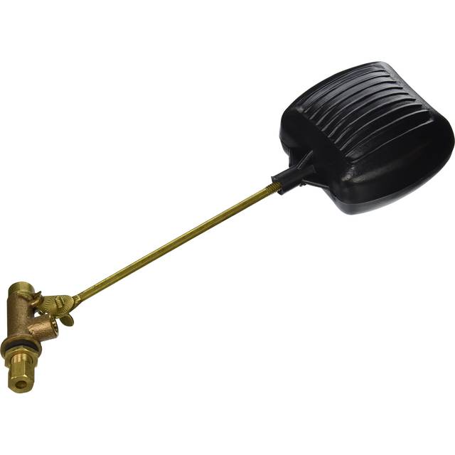 EZ-FLO Evaporative Cooler Float Valve Assembly  1/4 Inch OD Compression Inlet  Brass Body and Rod  20289