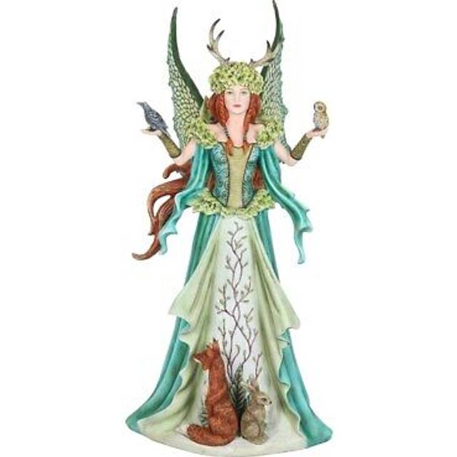 Something Different 46Cm The Caretaker Fairy Figurine By Amy Brown, Green