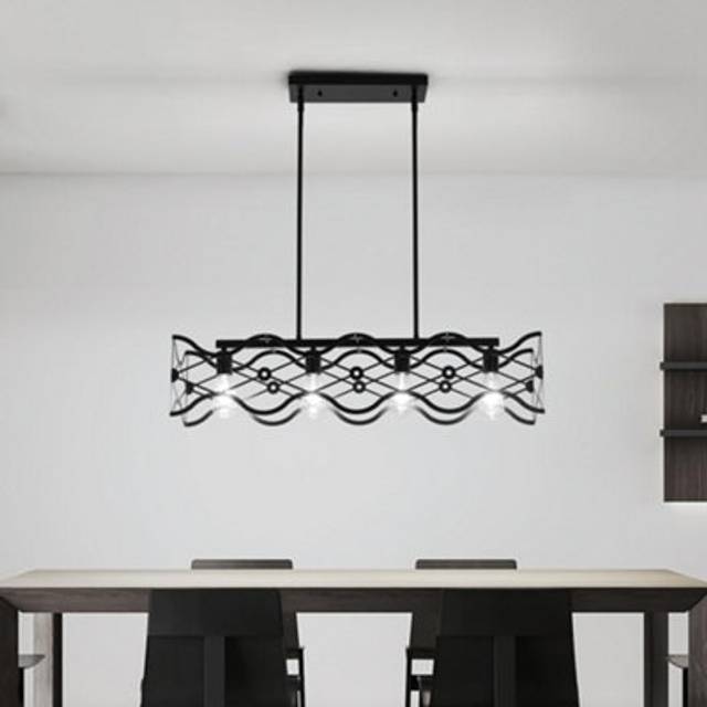 Ganeed Dimmable LED Ceiling Light 39.4'' Kitchen Lighting Fixtures Ceiling Modern Luxury Crystal Ceiling Light with Remote Chrome Long Ceiling Light