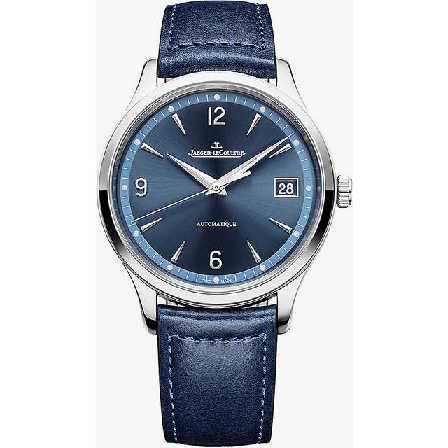 Jaeger-lecoultre Mens Blue Q4018480 Master Control Stainless-steel and Leather Automatic Watch 1 Size