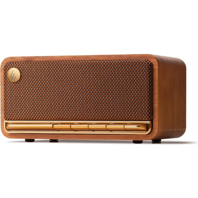 Edifier MP230 Bärbar Bluetooth-Högtalare, Trådlös Högtalare med Stereoljud för Utomhusresor, 9-timmars Speltid, Stöder USB-Ljudkort/Micro SD, 20W RMS - Klassisk Trä