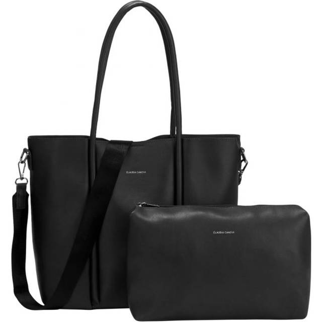 Claudia Canova Womens Pure Carryall Tote Bag - Black - One Size