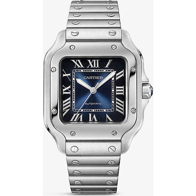 Cartier Unisex Stainless Steel Crwssa0073 Santos-dumont Medium Model Stainless-steel Automatic Watch 1 Size - stainless steel