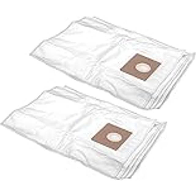 Vhbw - 10x Vacuum Cleaner Bag compatible with Fein Dustex 35 mx ac Vacuum Cleaner - Microfleece, 35L capacity, 30 cm x 28 cm, White