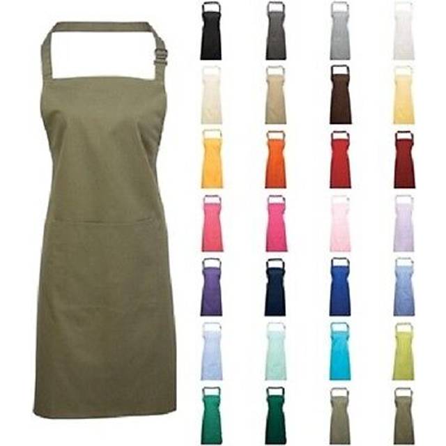Premier Colours Bib Apron With Pocket PR154 Aqua One Size Colour: Aqua