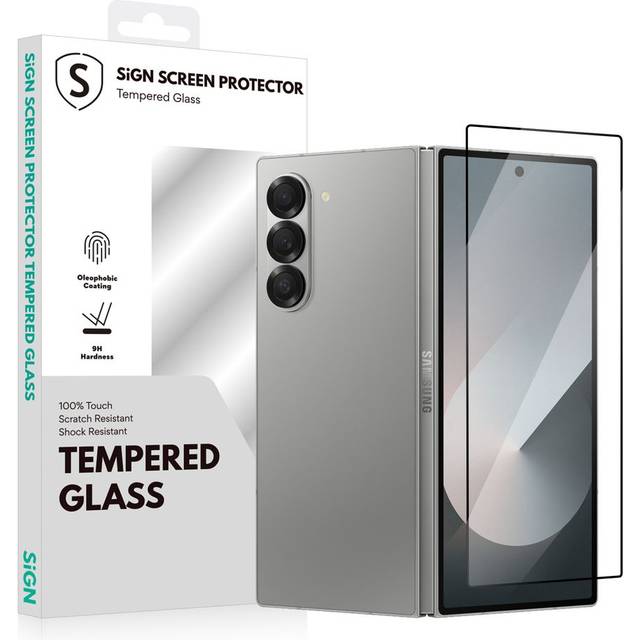 SiGN Heltäckande Härdat Glas Skärmskydd för Samsung Galaxy Z Fold 6