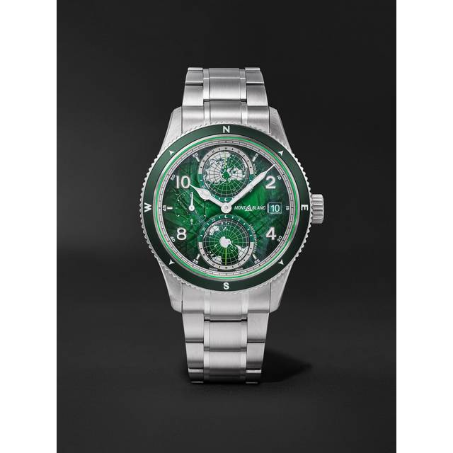 Montblanc - 1858 Geosphere 0 Oxygen Automatic 42mm Interchangeable Titanium and Ceramic Watch, Ref. No. 133303 - Men - Green