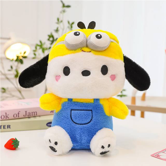 (Pochacco, 45cm/17.72in) Pochacco Stuffed Animals Cute Hellokitty Cat Doll Birthday Gift Short Plush