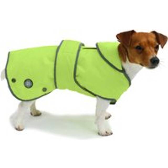 Muddy Paws Stormguard Fleece Lined Coat & Chest Protector Hi Vis Large