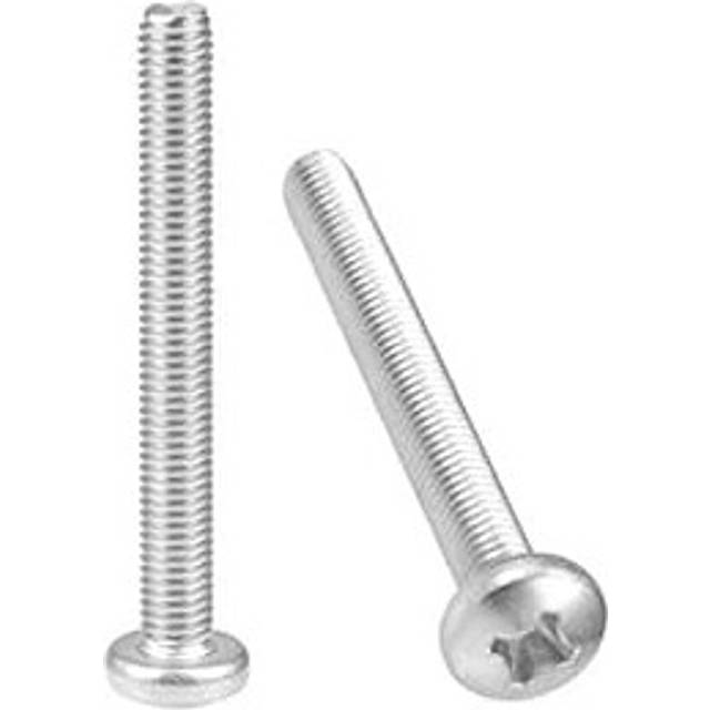 M8x75mm Machine Screws Pan Phillips Cross Head Screw 304 Stainless Steel Fasteners Bolts 2Pcs