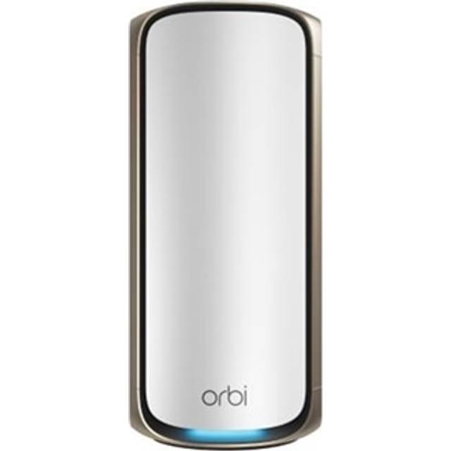 NETGEAR Orbi kompletterande satellit Quad-Band WiFi 7 Mesh (RBE970), fungerar med RBE972S och RBE973S, förlänger täckningen upp till 300 m²
