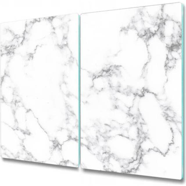 Tempered glass worktop kitchen chopping board marble stone 2x30x52
