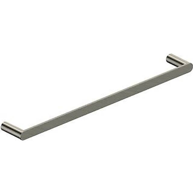 Rak petit round single towel bar 620mm wide - brushed nickel