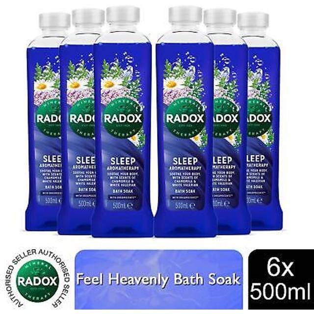 Radox mineral therapy bath soak sleep aromatherapy dream scentz 500ml, 6 pack