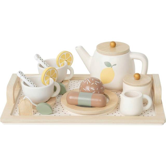 Afternoon Tea Lemon Serving Set Wood