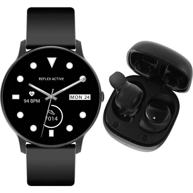 Reflex Active Series 36 Black Calling Watch and Earbud Set