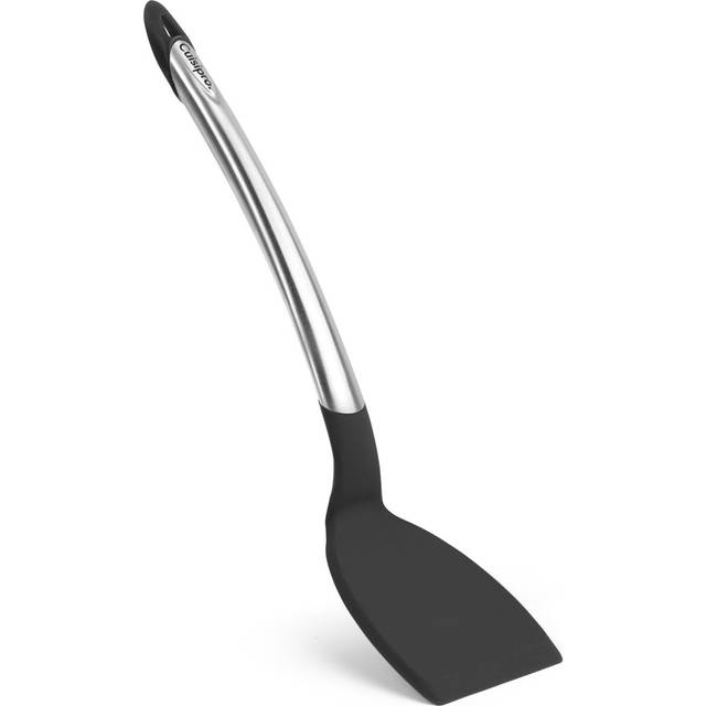 Cuisipro Silicone Turner, Black, Heat and Stain Resistant, Dishwasher Safe, 32cm (32cm L)