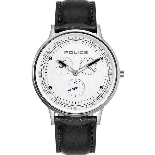 Mens Bracelet Watch Multifunction Silver Black Berkeley Pl.15968Js/01