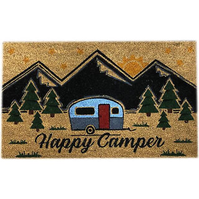 Rivers Edge Products 30 x 18 Coir Doormat  Welcome Mat with SlipResistant PVC Backing  Porch Entrance Front Door Mat  Indoo