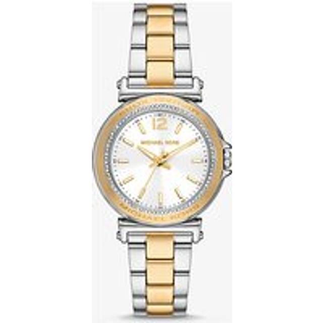 MK Mini Maren Pavé Two-Tone Watch - Gold - Michael Kors - ONE SIZE
