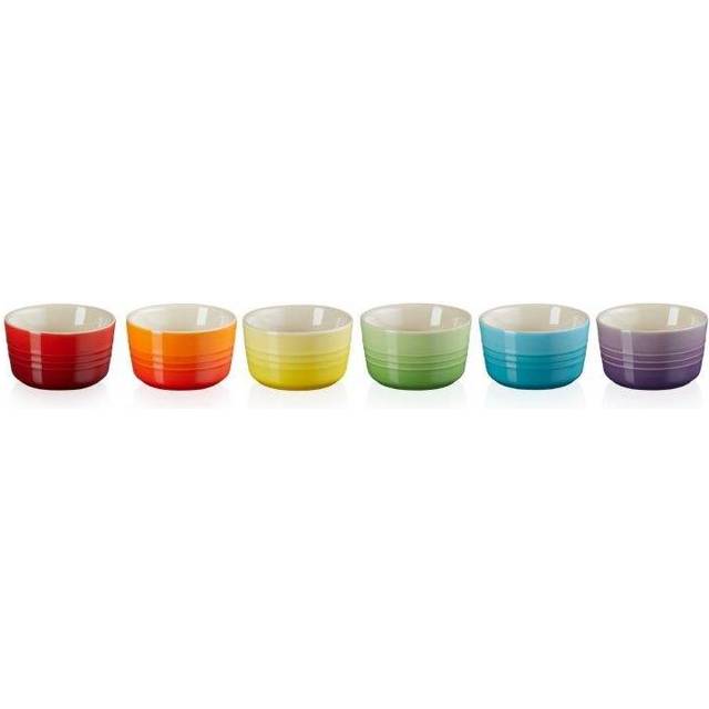 Rainbow Gifting 3.51ml Stoneware Dessert Bowl - Blue;Green;Red;Yellow;Orange;Purple (3.51ml)