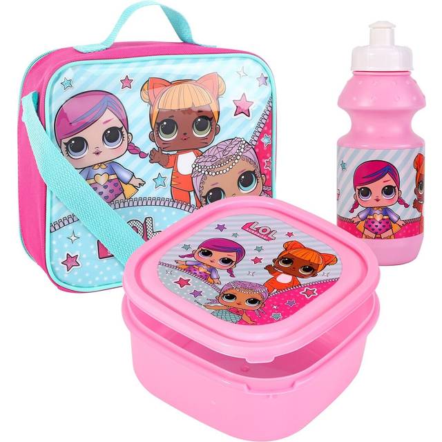Lol surprise lunch bag insulated 3 piece set girls pink dolls