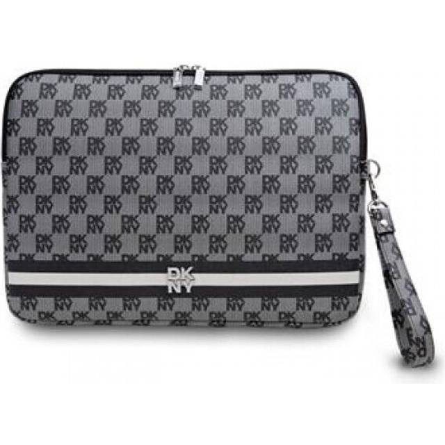 Dkny elegant 13 / 14 inch pc case with checkered and striped patterns