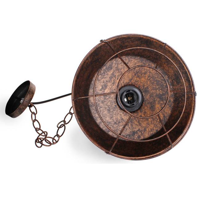 Pendant Light-Vintage Industrial Pendant Lamp Metal Iron Chandelier Retro Pendant Light Antique Pendant Lamp Rust 260MM