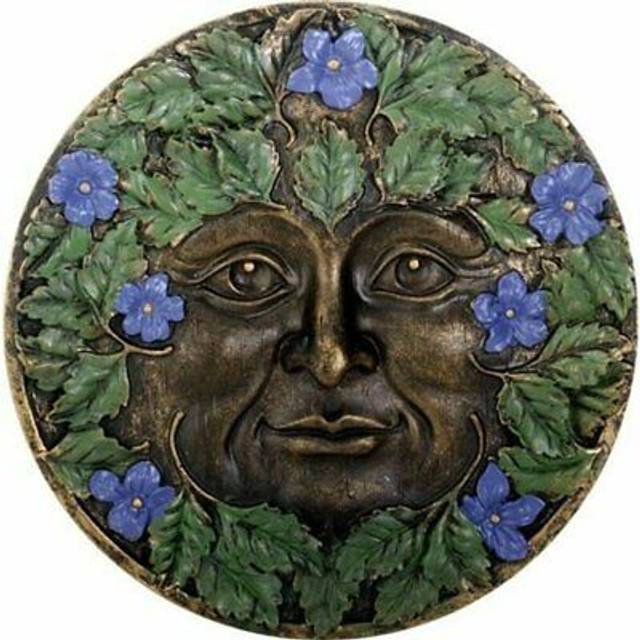 StealStreet Greenman Plaque Spring Collectible Figurine