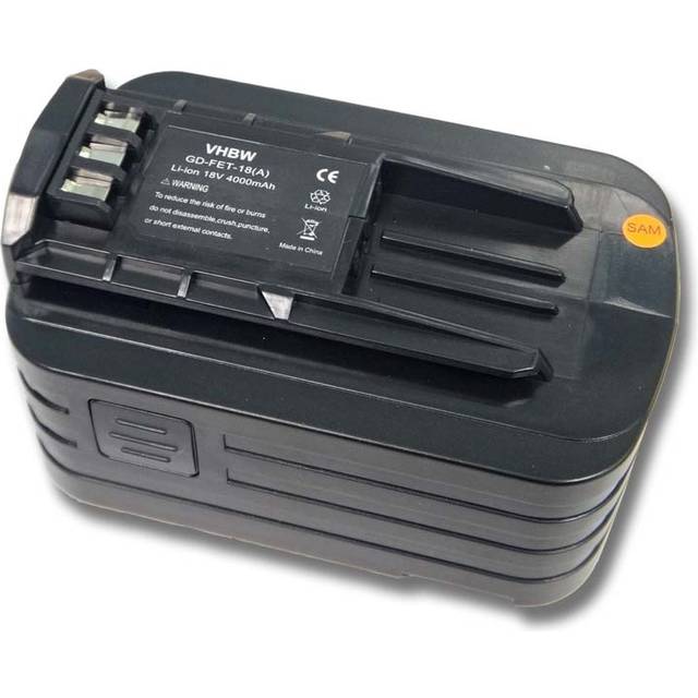 Vhbw - Battery compatible with Festo Festool psc 420 Li 5.2 EB-Plus, psc 420 Li 5.2 EB-Plus-SCA Power Tools (4000 mAh, Li-Ion, 18 v)
