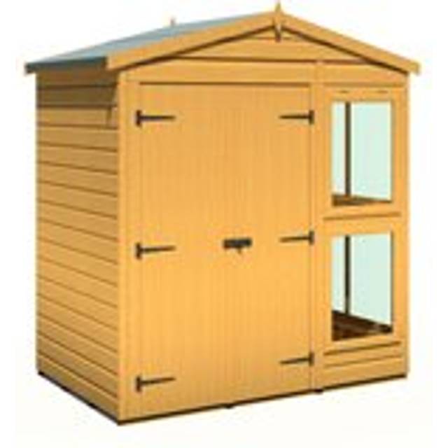 Shire Sun Hut Potting Shed 6 ft x 4 ft, Brown