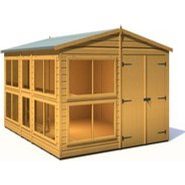 Shire Sun Hut Potting Shed 8x10 - Honey Brown