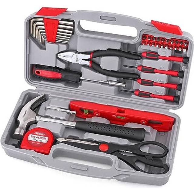 39pc tool kit set for home & office, diy repairs,maintenance compact carry case