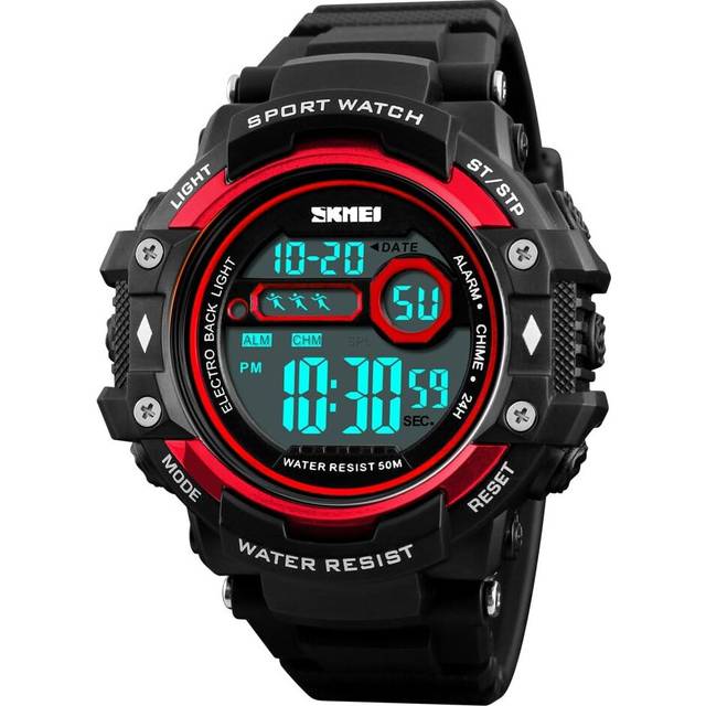 Men Big Face Watch Chronograph Outdoor Sports Watches 50M Waterproof Digital Wristwatches Alarm Clock